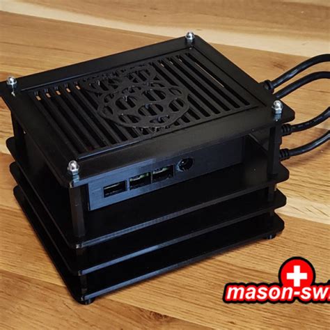 D Printable Raspberry Pi Case For Nas With Minirack Ssd