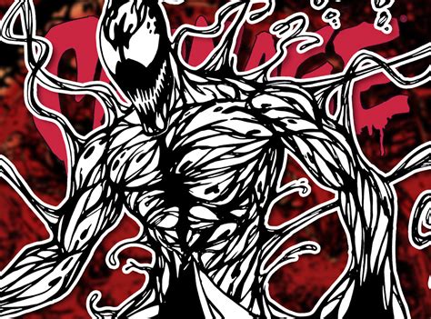 How To Draw Carnage Classic Comic Version Drawing Tutorial Draw It