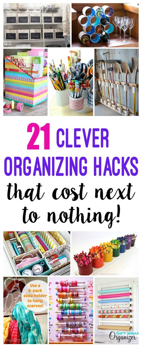 21 Clever Organization Hacks And Storage Solutions That Cost Next To