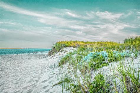 Chatham Lighthouse Beach In Teal Photograph By Brooke T Ryan Fine Art