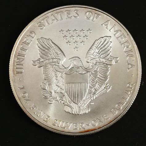 Three American Silver Eagle Bullion Coins Including Two Better Dates