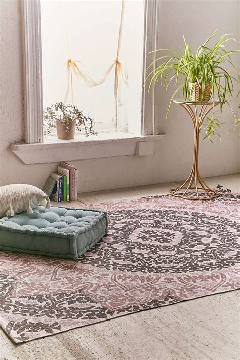 May you find the same inner balance they use to hold their positions! Plum & Bow Aida Printed Rug | Home yoga room, Meditation ...