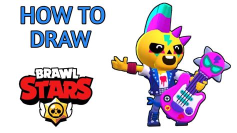 How To Draw New Brawler Skin Trash Poco Brawl Stars Step By Step