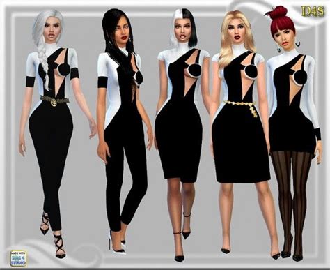 My Top 10 Black White Sims 4 Cc Clothes Thesims4 Thes