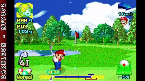 Game Boy Advance Mario Golf Advance Tour © 2004 Nintendo Gameplay