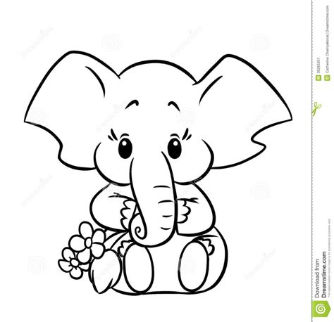 Coloring page baby elephant with mom eating grass. Coloring Pages Tumblr | Free download on ClipArtMag