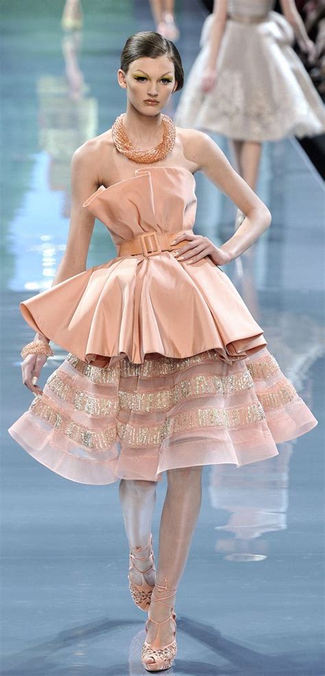 2008 Christian Dior Fall Haute Couture Style Couture Details Fashion