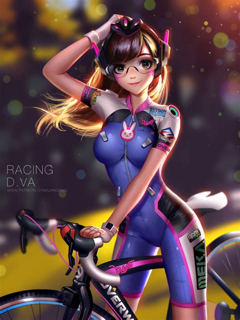 D Va Overwatch And More Drawn By Liang Xing Danbooru