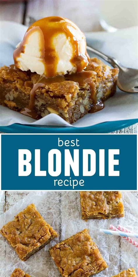 The Best Blondie Recipe Taste And Tell