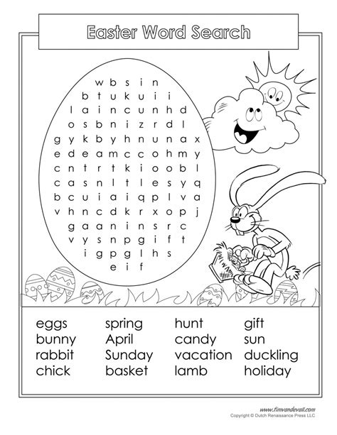 Printable Easter Crossword Puzzles For Adults Printable Crossword Puzzles