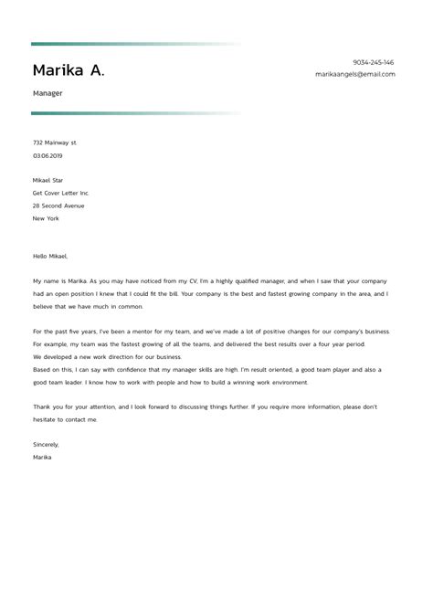 Operations Manager Cover Letter Sample And Template 2020 Getcoverletter