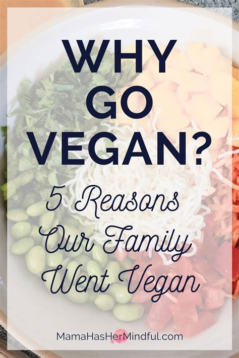 Why Go Vegan Pin 1 Mama Has Her Mindful