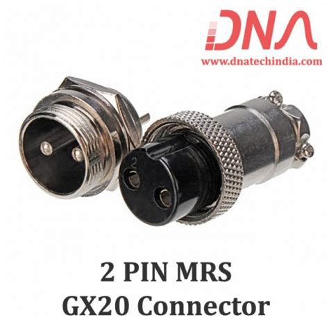 Buy Online 2 Pin Mrs Gx20 Panel Mount Connector In India At Low Cost
