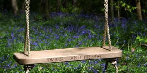 Win A Sitting Spiritually Oak Rope Swing With Inscription Sitting