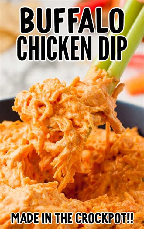 Crockpot Buffalo Chicken Dip Appetizers The Best Blog Recipes