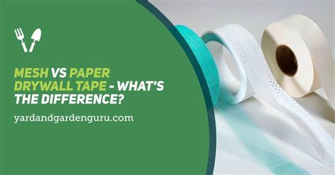 The porous design allows compound to flow through the this fibafuse drywall tape is really super. Mesh vs Paper Drywall Tape - What's the Difference?