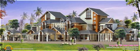 Gigantic Super Luxury Floor Plan Home Kerala Plans