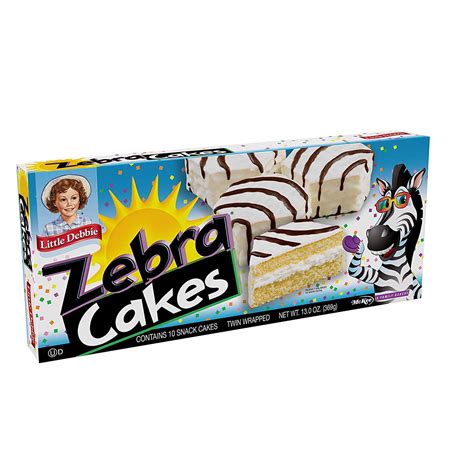 Little Debbie Zebra Cakes Case Of 16 Boxes