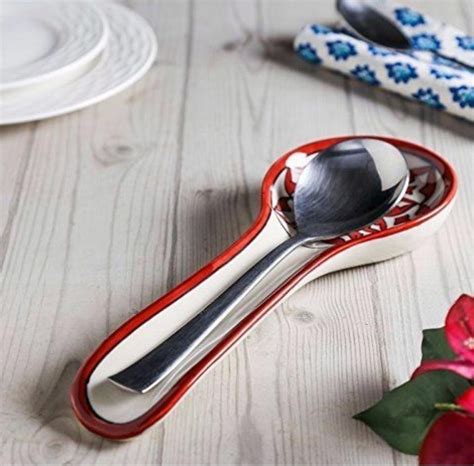 Ceramic Hand Painted Spoon Rest At Rs 80piece Spoon Rests In Khurja