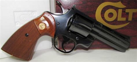 Colt Python 357 Mag Pistol In Box Royal Blue 79