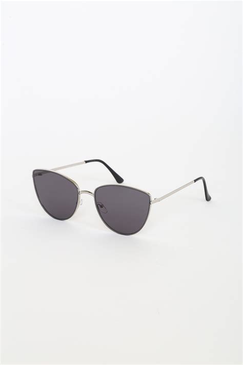Silver Sunglasses Cat Eye Sunglasses Grey Sunglasses Lulus