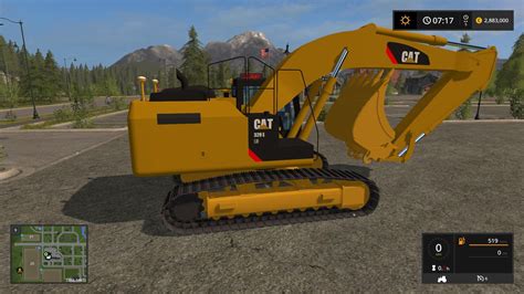 Caterpillar 329e Excavator V10 Fs17 Farming Simulator 2017 Mod Ls
