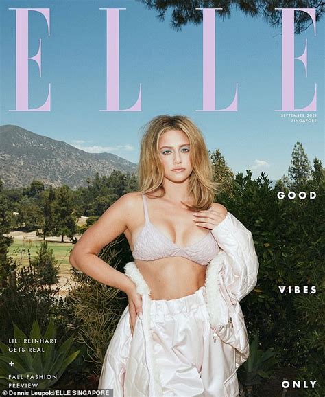 Lili Reinhart Puts A Sultry Display As She Flashes Her Cleavage On The Cover Of Elle Singapore