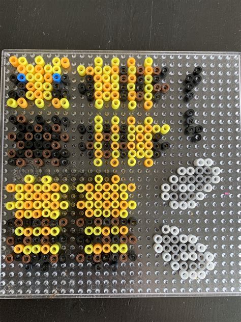 Minecraft Bee Hama Beads 3d Bee Easy Perler Beads Ideas Diy Perler Bead Crafts Hama Beads Design