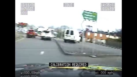 Dash Cam Footage Shows Dramatic Police Chase Youtube