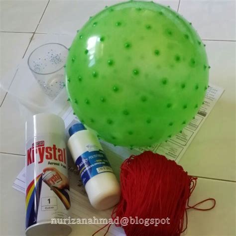 Lihat ide lainnya tentang lampu, hiasan, perhiasan. DIY Lampu Hiasan atau Bola Benang | Nurizan Ahmad