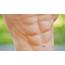 Muscular Strong Man Moving His Abdominal Muscles Stock Video Footage 