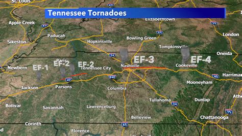 Deadly Tennessee Tornadoes That Hit Nashville And Cookeville Rated Ef 3