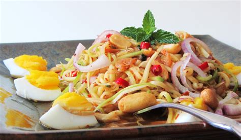 Thai Mango Shrimp Salad Thai Green Mango Salad Salu Salo Recipes