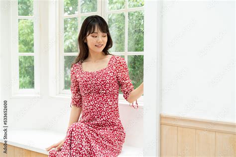 美しい日本女性 stock 写真 adobe stock