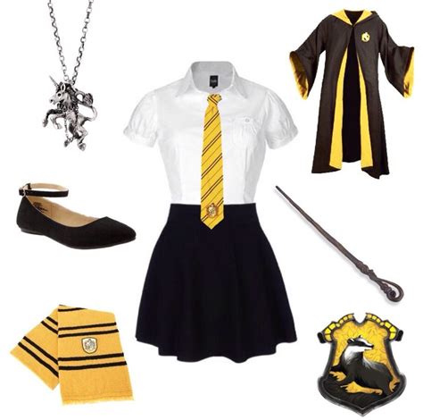 Hufflepuff Uniform Cosplay De Harry Potter Harry Potter Roupas