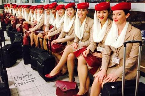 One Set Of Emirates A380 Crew Waiting To Work Their Flight Home To