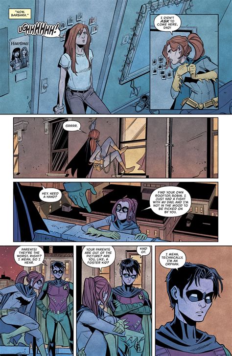 Robin Batgirl Dick Babs Comic Batgirl 14 Dc Comics Nightwing And