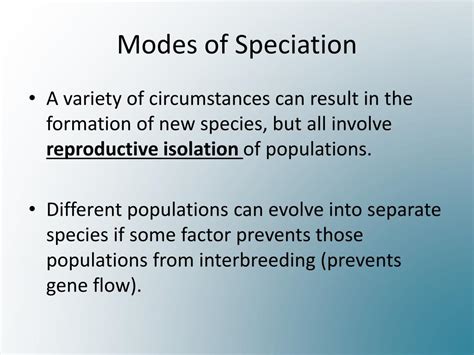 Ppt Speciation Powerpoint Presentation Free Download Id2014185
