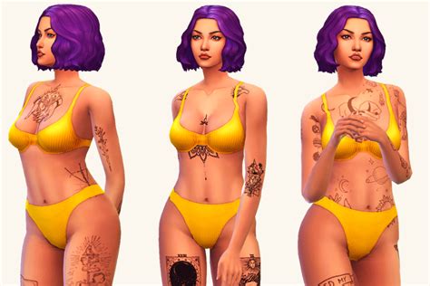 31 Gorgeous Sims 4 Tattoos To Add To Your Cc Folder Must Have Mods
