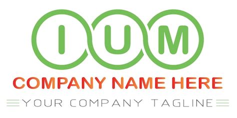 Premium Vector Ium Letter Logo Design