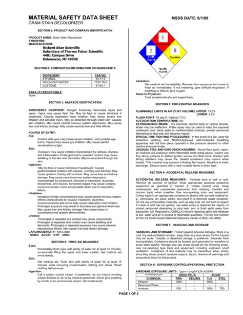 Material Safety Data Sheet Msds Wd Material Safety Vrogue Co