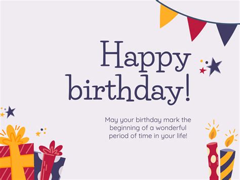 Free Editable And Printable Birthday Card Templates Edraw