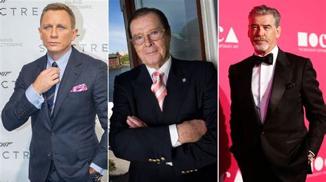 Daniel Craig Och Pierce Brosnan Hedrar Roger Moore Svt Nyheter