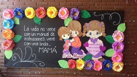 Aunque la fecha varía según el país, la festividad tiene en común rendir homenaje a todas las madres, manifestándose a través de regalos y eventos, fundamentalmente entre familiares y amigos. Periódico mural del mes de mayo. Día de las madres ...