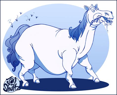 Fat Horse By Jays Doodles On Deviantart