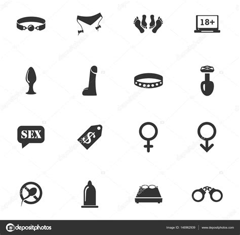 sex shop icon set stock vector by ©lisess 146962939