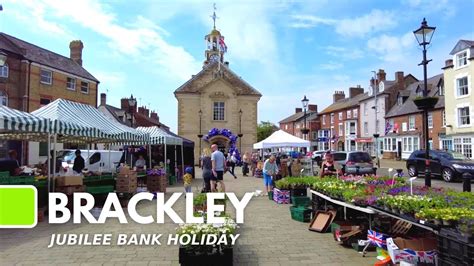 Brackley Northants Highlights Jubilee Walk On Market Day Youtube