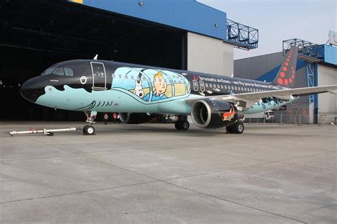 Brussels Airlines Brussels Airlines A320 With New Tintin Livery Just