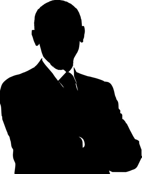 Free Vector Graphic Businessman Suit Tie Silhouette Free Image On