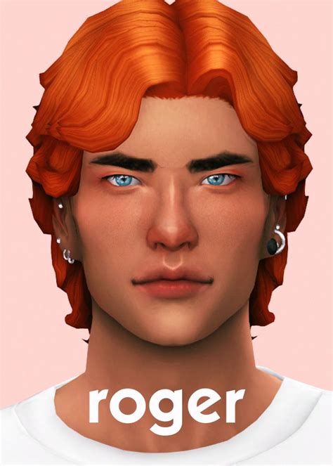 Vevesims Roger And Daniel Hair Full 18 Ea Love 4 Cc Finds Sims